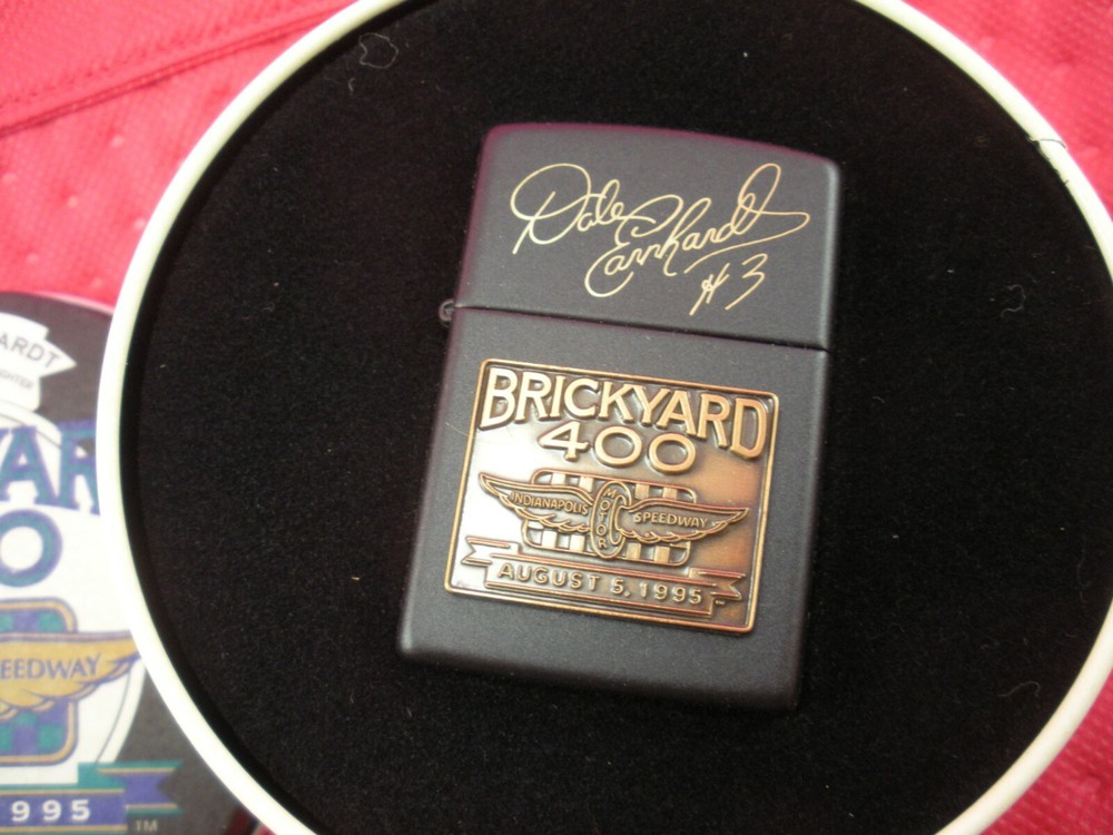 NEVER FIRED Zippo Brickyard 400 DALE EARNHARDT LIGHTER D7