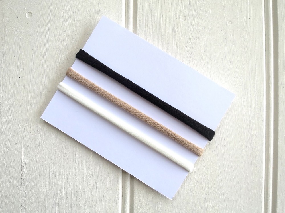 Plain White Headband Packaging - 50 pieces DIY Plain White Cards 110 x 140mm