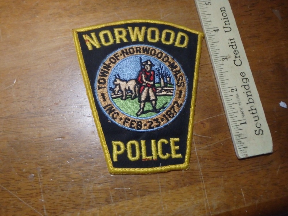 NORWOOD  MASSACHUSETTS VEST PATCH BX 25#12