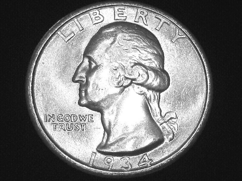 1934 Washington Quarter --- Choice Uncirculated