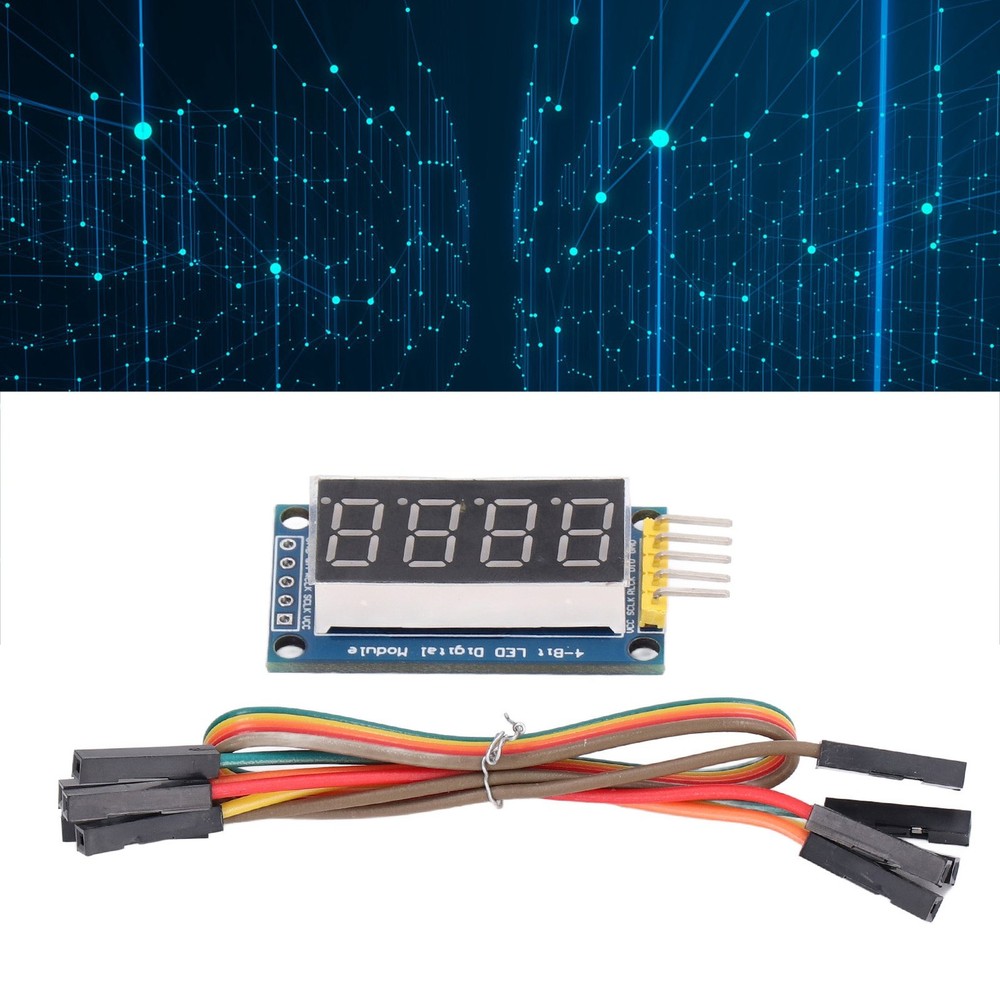 Adjustable 4 Digit LED Digital Tube Module For Electronic Experiments Premium