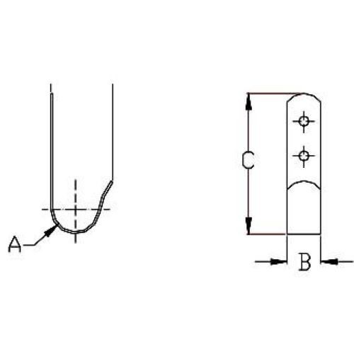 White Water 6560S Antenna Lay-Down Hook