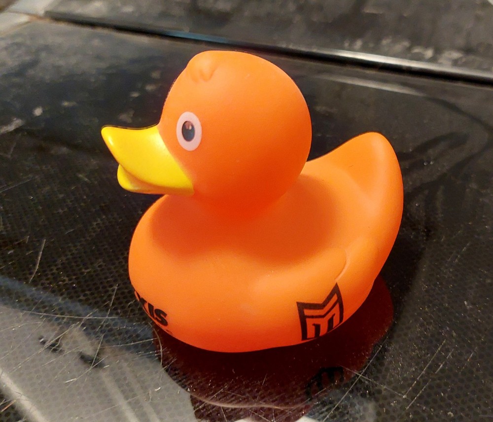 Maxxis Tire orange rubber duck