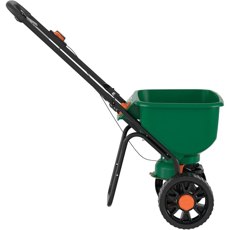 Turf Builder EdgeGuard Spreader Lawn Care Applicator 15000 Sq Ft Coverage New
