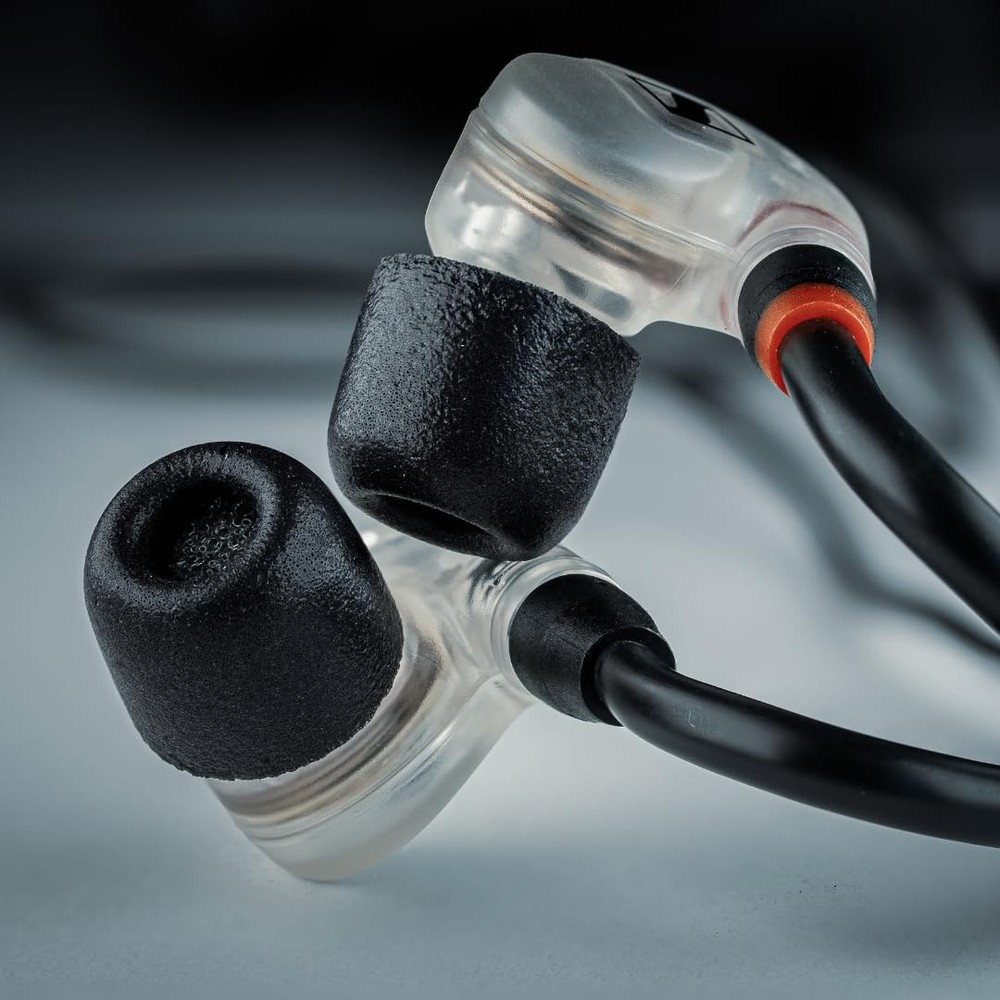 Comply 500 Core Series | Memory Foam Replacement IEM Assorted (S/M/L), Black