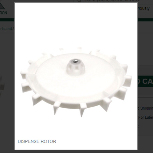 DISPENSE ROTOR # 1011339-144