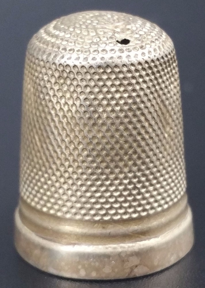 Sterling Silver Thimble, Birmingham Hallmarks, Unknown Maker.