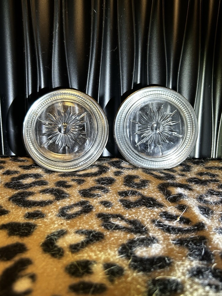 Silver Anecdotal Crystal Antique Coasters. 226