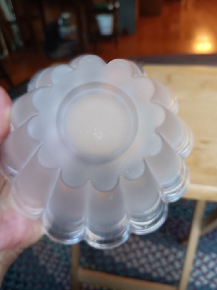frosted fluted lead crstal bowl. 490