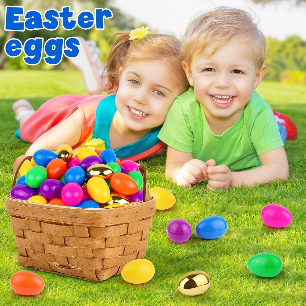 1000 Pack Easter Eggs Bulk Include 12 Surprise Golden Egg
