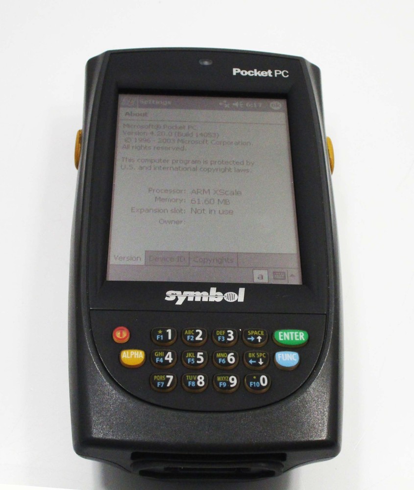 SYMBOL PPT8866 Barcode Scanner Mobile Computer Set with Trigger Handle