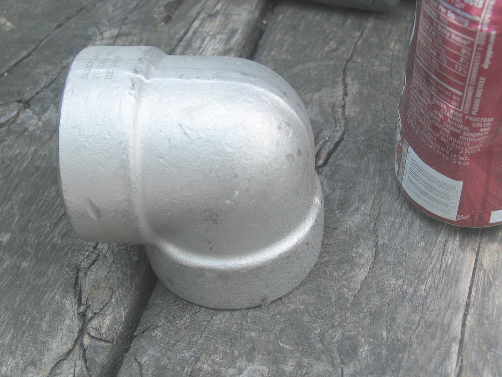 2" elbow 90 degree (304 Stainless Steel) Butt Weld (Sch.80?)