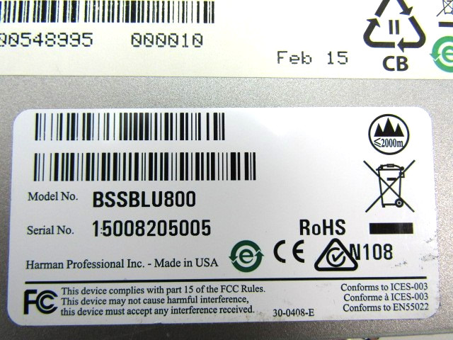 BSS Soundweb London BLU-800 Signal Processor