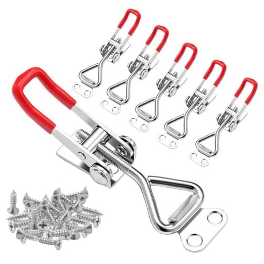 6 Pack Toggle Latch Clamp 4001, Adjustable Quick Release Pull Latches, toggle