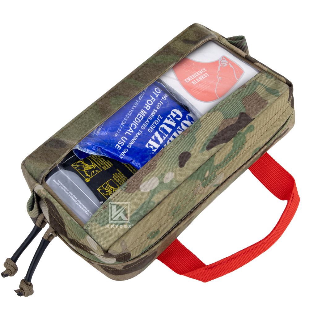 KRYDEX Clear Top Insert Cube Organizer Hook Back Packing Travel Backpack Small