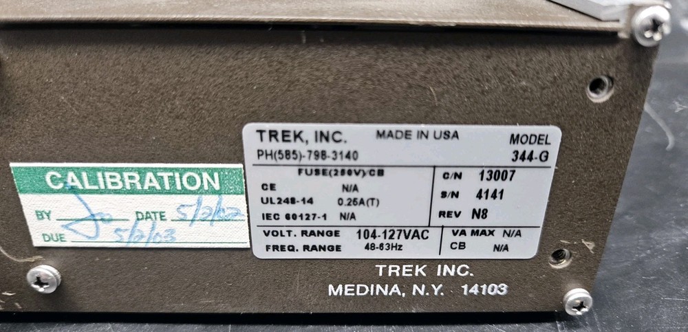 Trek 344 Electrostatic Voltmeter