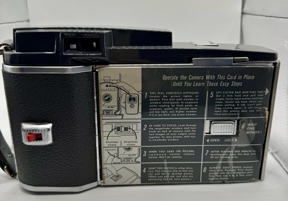Polaroid Land Camera Model 150 w/ Original Box Vintage Instant Camera Untested