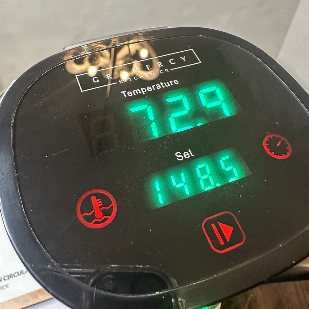 Gramercy Kitchen Co Sous Vide Immersion Circulator New Open Box Condition WORKS