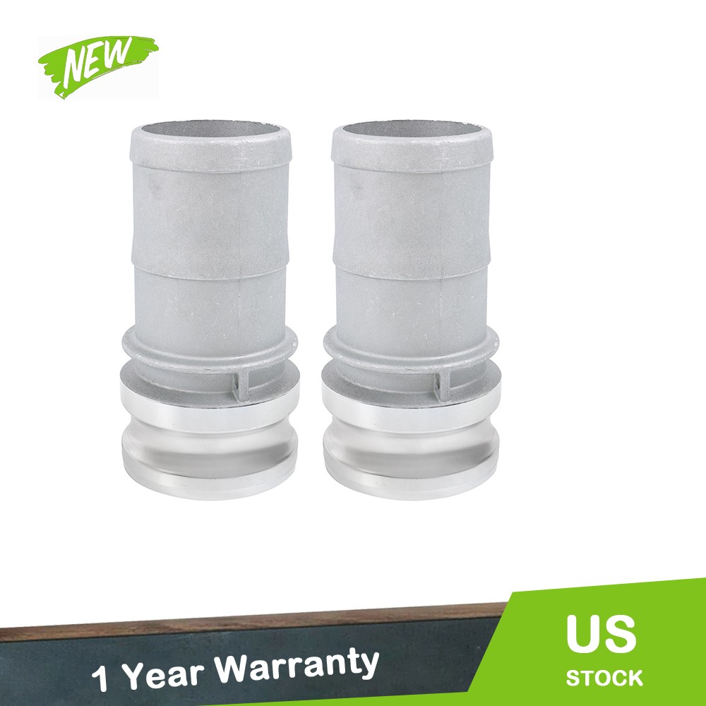2 Pcs 3" Aluminum Camlock Type E Adapter Universal Hose Connection Kit New