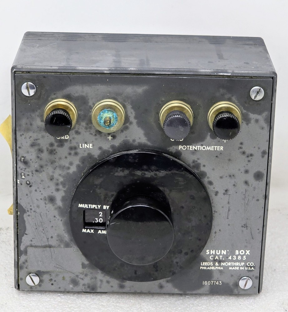Vintage Leeds & Northrup 4385 Shunt Box (AS IS)