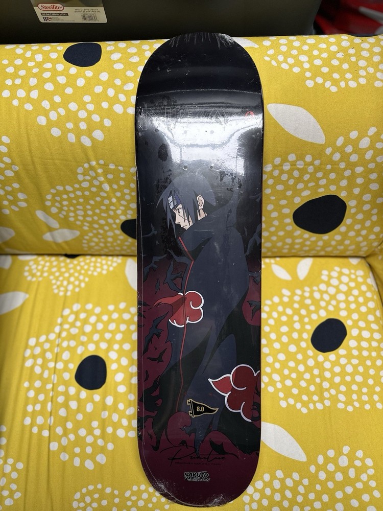 Rare Brand New Primitive Naruto Shippuden Itachi Crows Skateboard Deck