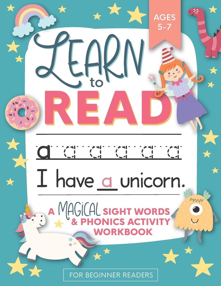 Learn to Read: A Magical Sight Words and Phonics Activity Workbook for Beginning