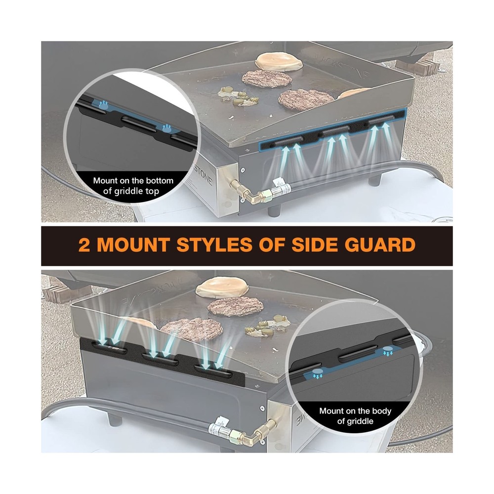 Wind Guards for Blackstone 17“ Griddle Accessories Fit for Blackstone Grid