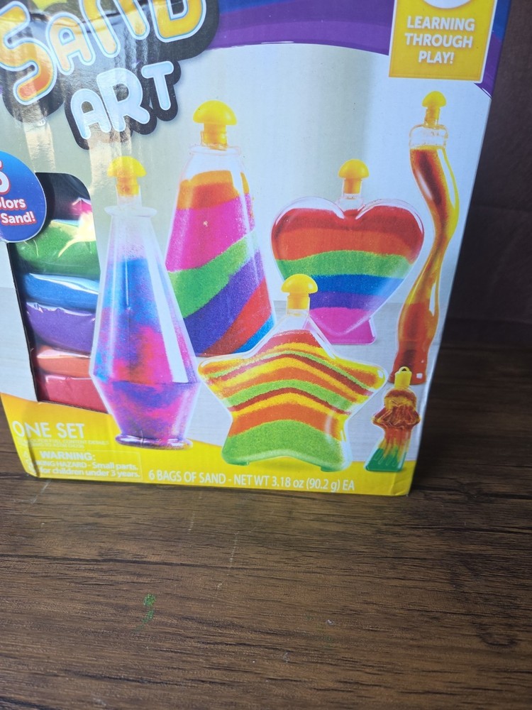 Grafix Colorful Sand Art Set 6 Colors
