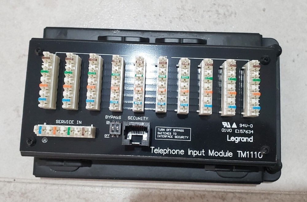 Legrand TM1110 10-Way IDC Telephone Input Module