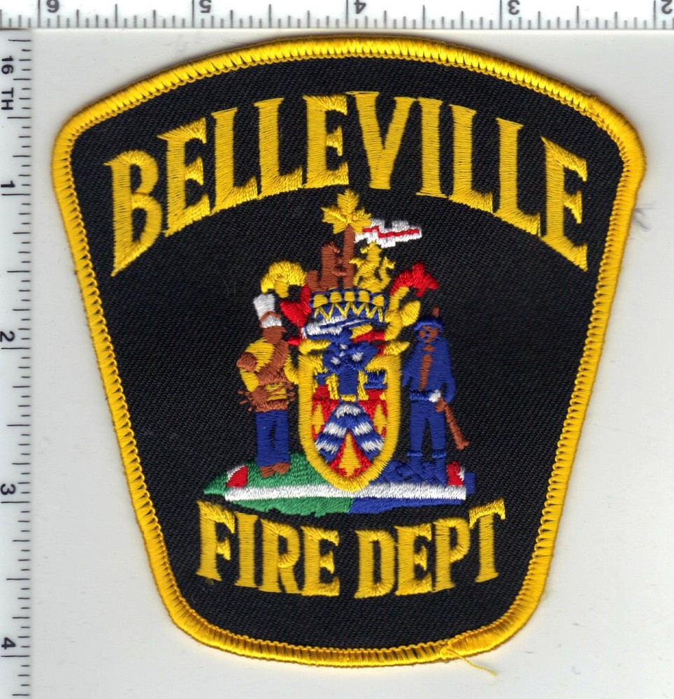 Belleville Fire Dept (Ontario, Canada) Shoulder Patch from the 1980's