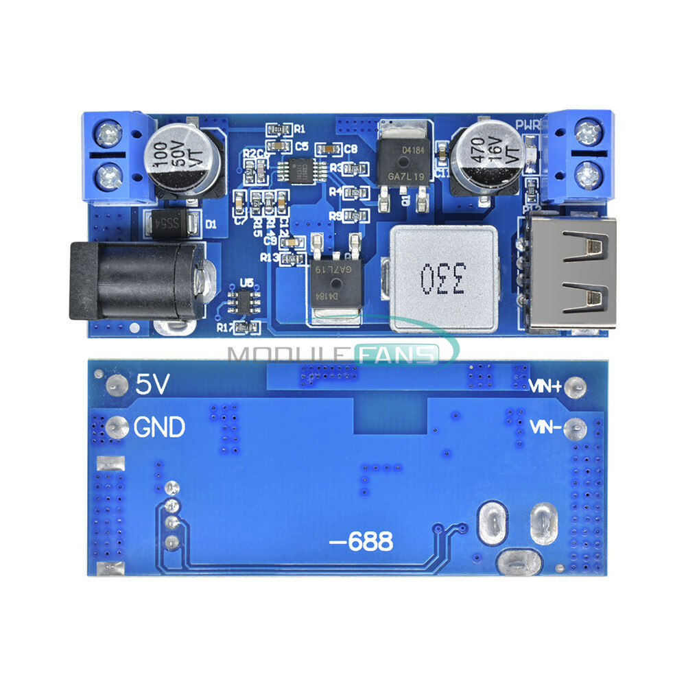 DC-DC 24V/12V To 5V 5A Power Module Step-Down Power Supply Buck Converter
