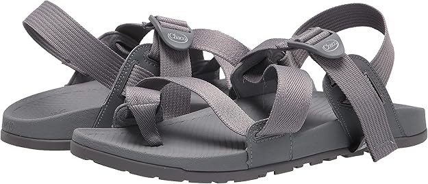 Chaco Men's Lowdown 2 Sandal Adjustable Strap Lightweight Grey Size 10