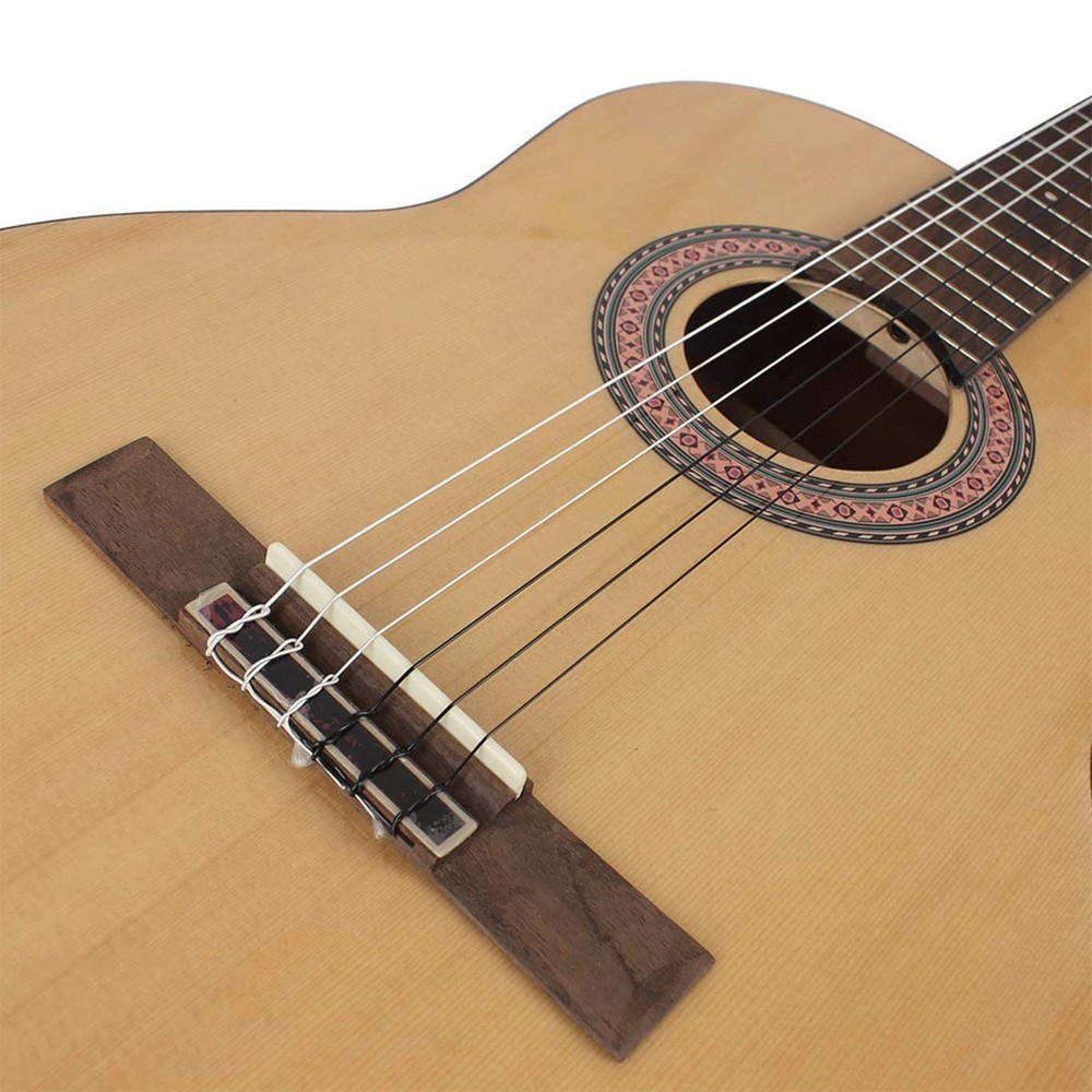 Black Nylon Classical Guitar Strings - 2 Sets and 3 in 1 Restringing Tool wit...