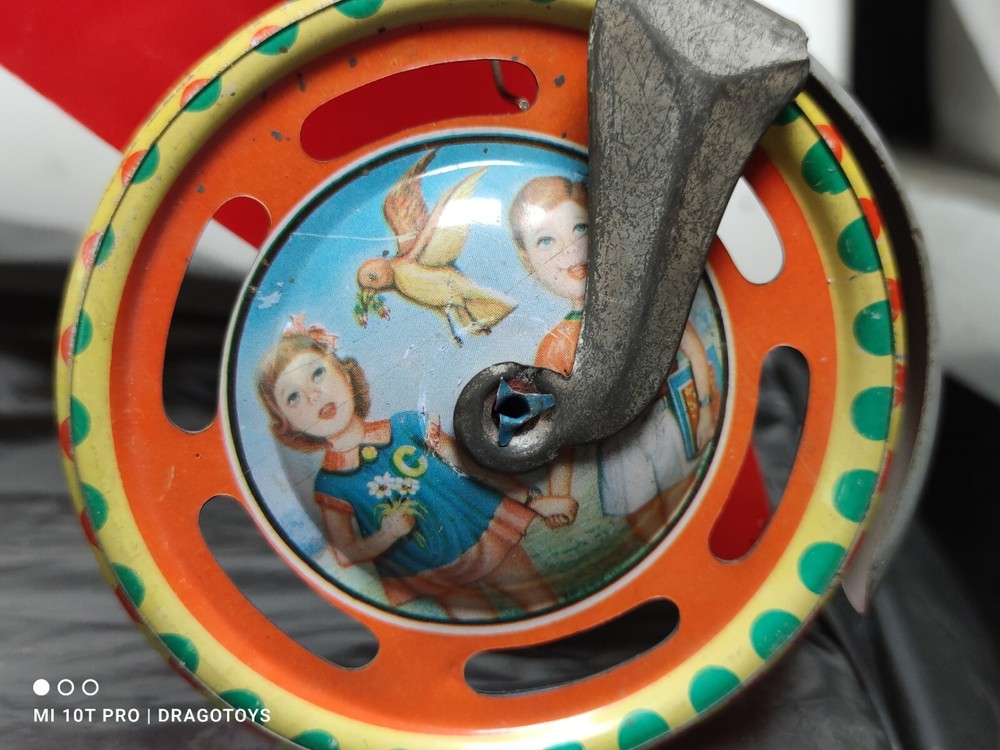 VINTAGE TOY MECHANICAL HORSES ''ТРОЙКА'' PULL PUSH POWERED BULGARIA SOVIET ERA