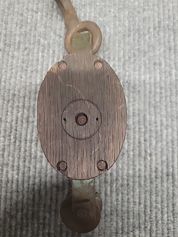 Antique Pulley Block Tackle Wood
