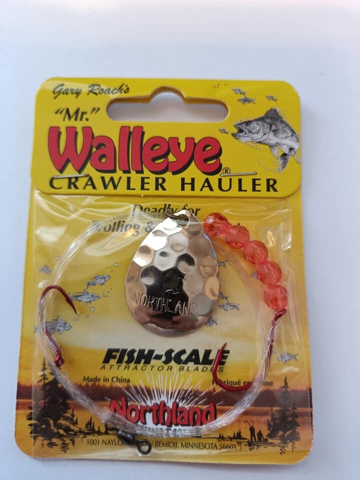 Northland Tackle Gary Roach's Mr. Walleye Crawler Hauler  (silver blade)