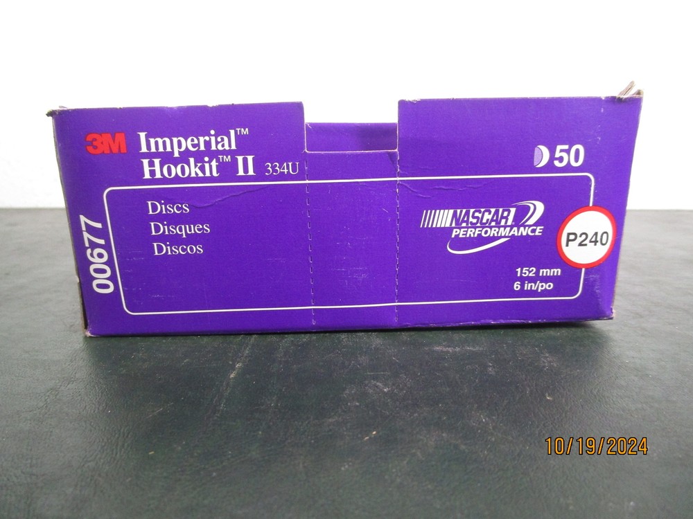 3M Imperial HookIt II Sandpaper 50pc P240 Model 00677