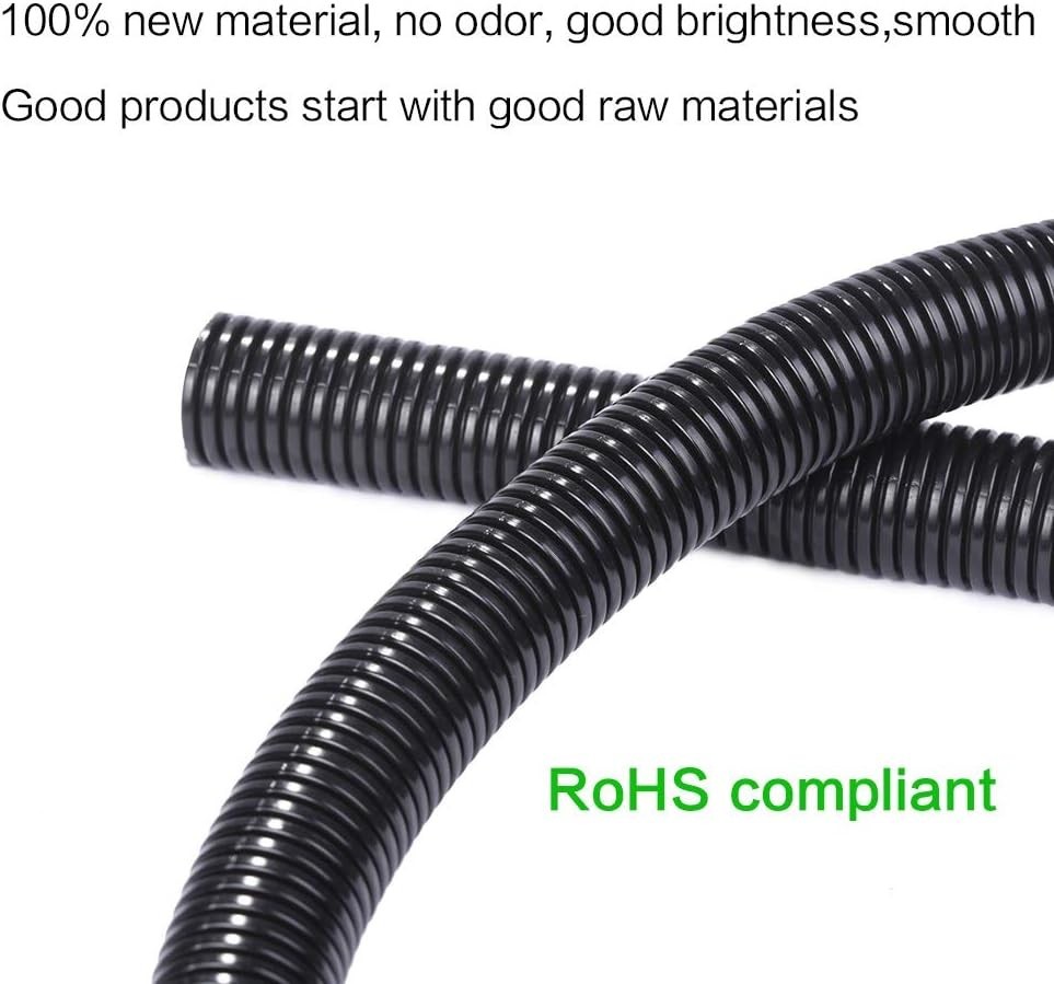 Split Conduit Wire Loom Tubing Wrap Protector Cable Sleeve Flex Polyethylene
