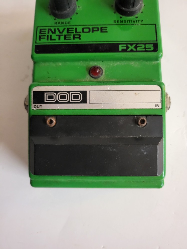 DOD Digitech FX25 Envelope Filter Wah Kermit Green Guitar Effect Pedal