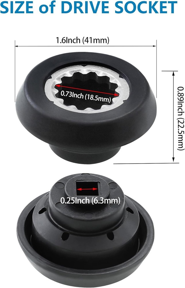 2-Pack NutriBullet Blender Drive Socket Kit – Premium Replacement Gears