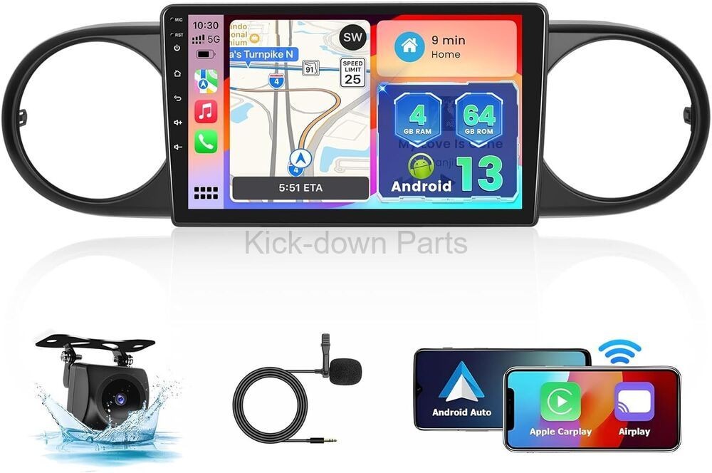 9" Android Navigation for Scion xB 2008-2015 fit for Carplay