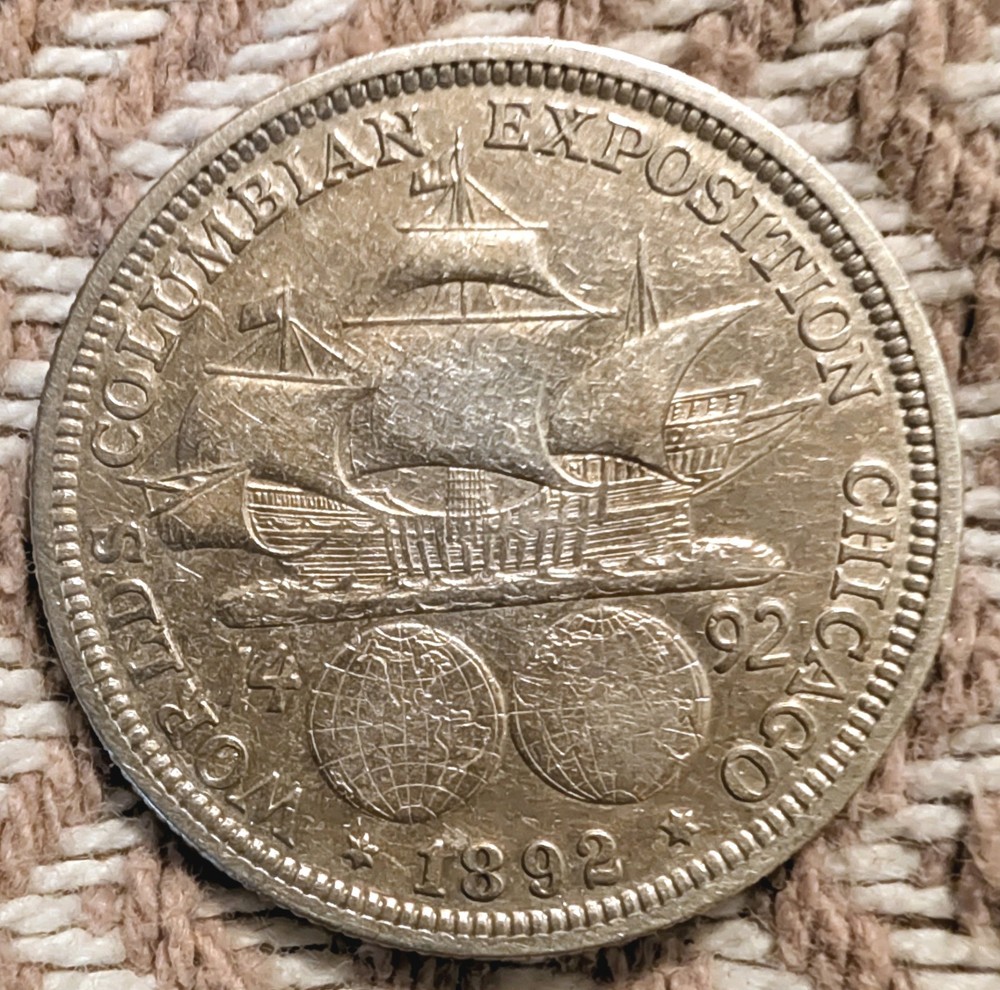 1892 Columbian Exposition Commemorative Silver Half Dollars XF