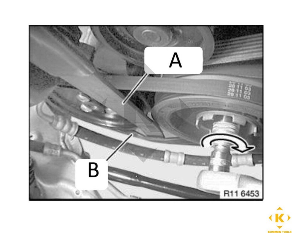 BMW X5 3.0 Stretch Belt Tool