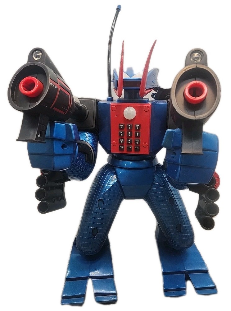 Commandobot 3 Remote Control Robot Untested, No Remote [D6]