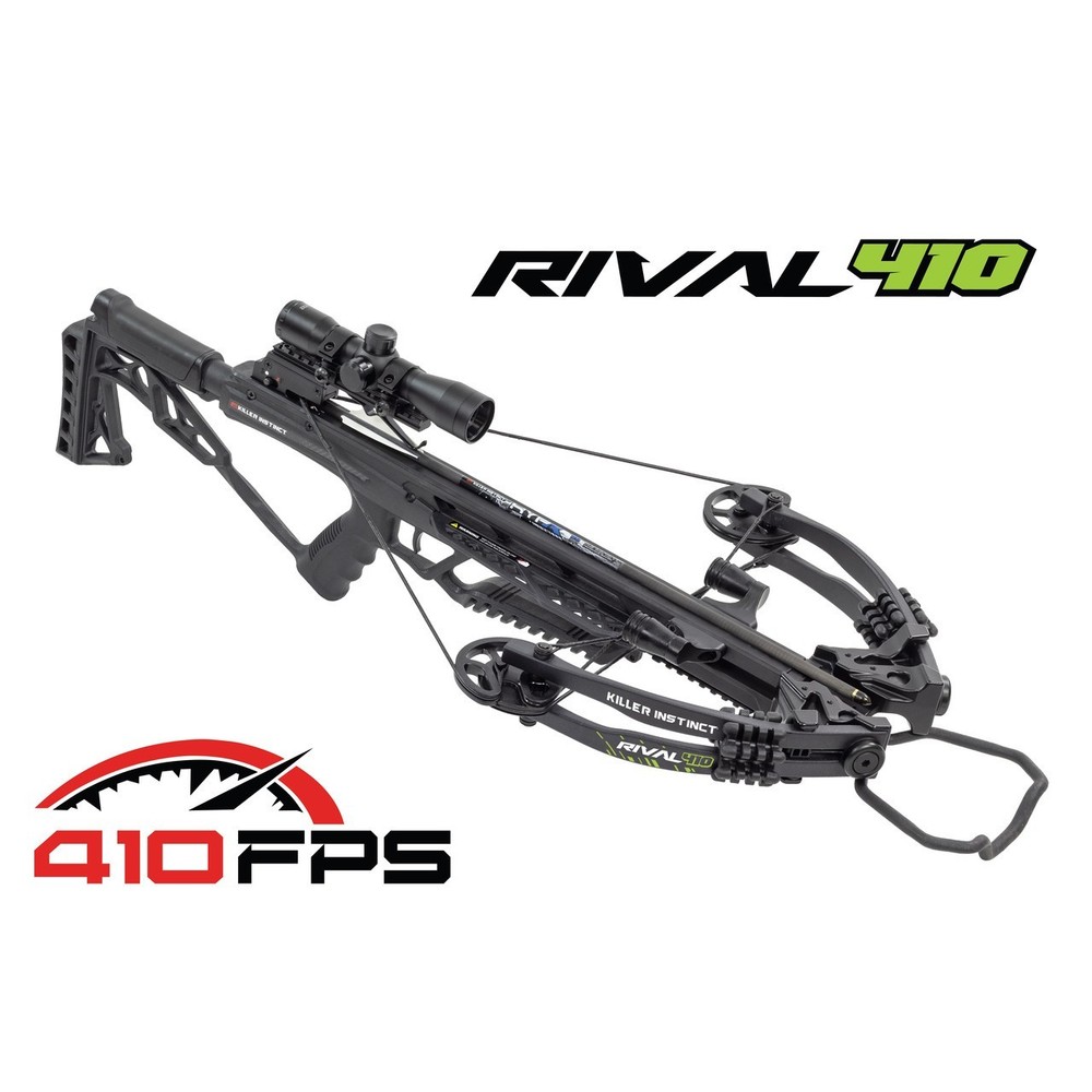 Killer Instinct Rival 410 Crossbow Package Lumix 4x32 Scope