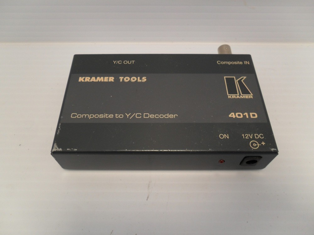 kramer composite to y/c decoder 401d no power supply unit only