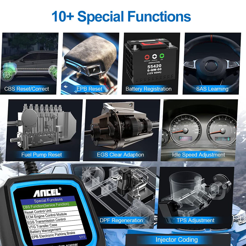 ANCEL BM700 Fit for BMW/Mini/RR OBD2 Scanner Full System Diagnostic Code Reader