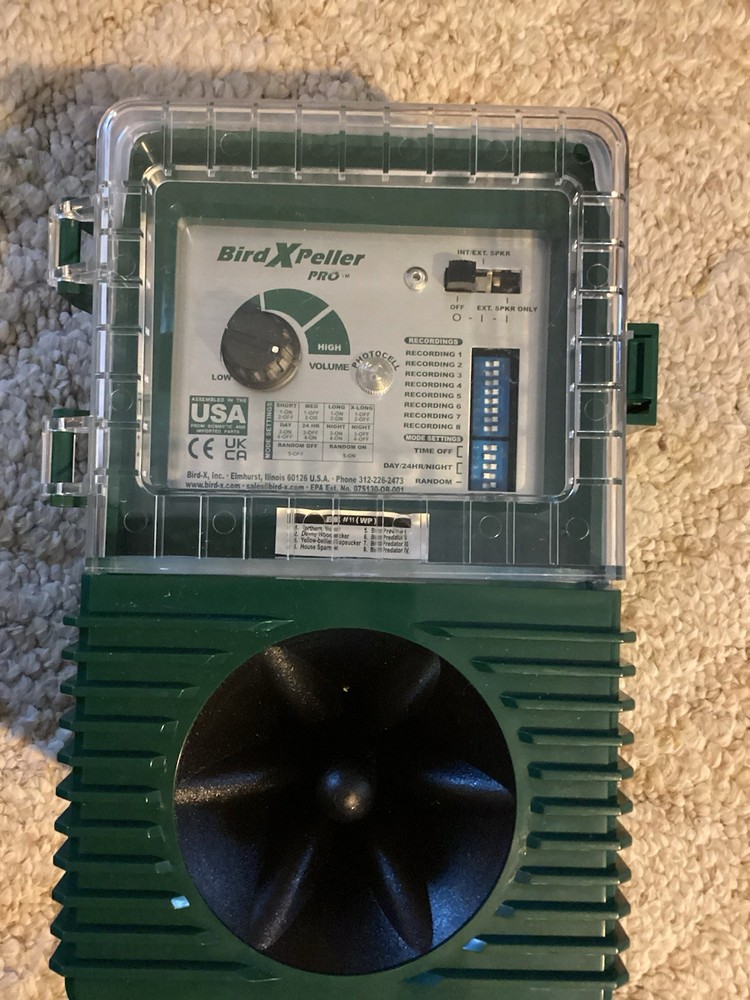 Bird x Peller Pro Electronic Bird Repeller Decoy Device