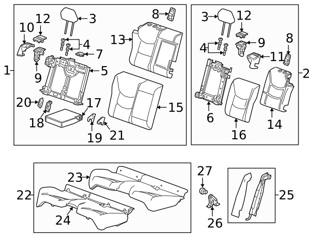 Genuine GM Headrest 84394610