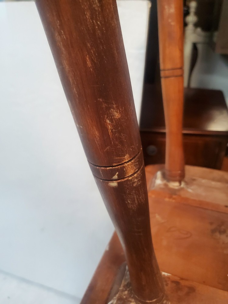 Vintage American Maple 2 Tier Accent Side Table